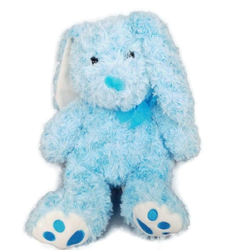 Hug Fun Swirly Blue Bunny Rabbit Floppy Plush